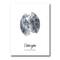 Designart - Romantic Moon Kiss of Two Lovers - Modern Canvas Wall Art Print